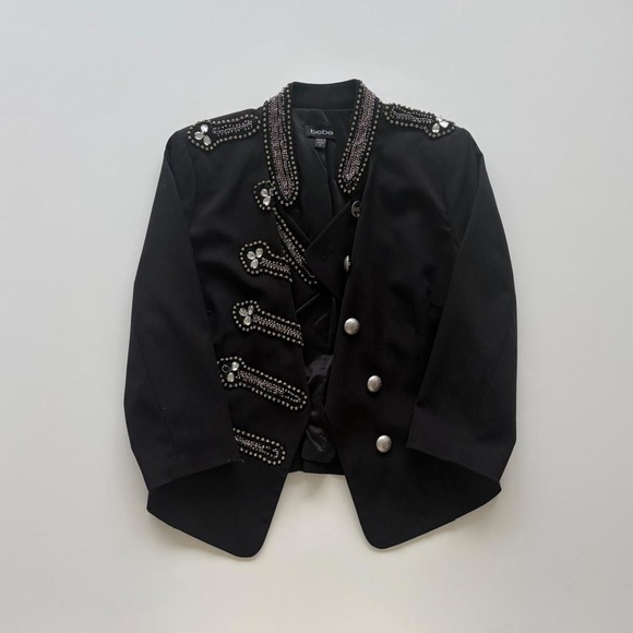Bebe Jackets & Blazers - Bebe Early 2000’s Military Style Jacket in Black